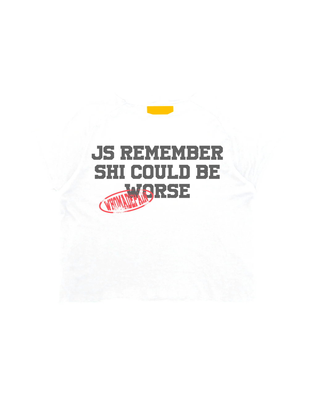 Original slogan tee | boxy crop fit