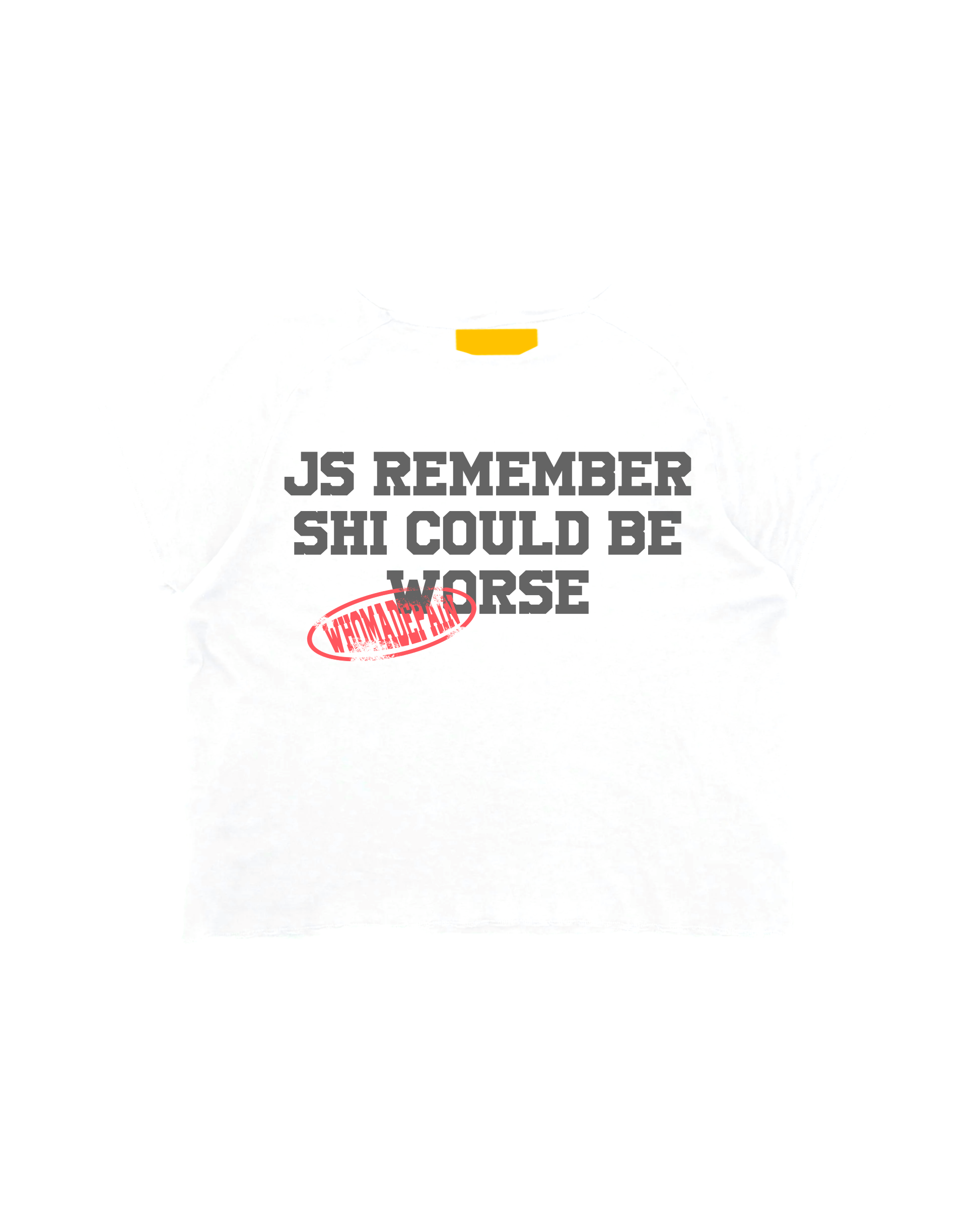 Original slogan tee | boxy crop fit